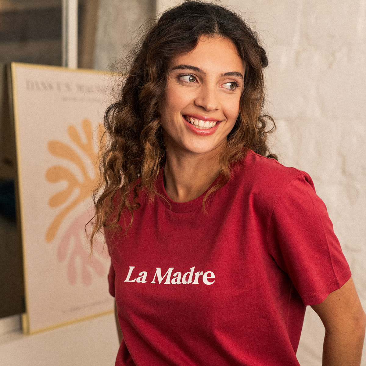 T-shirt La Madre - Framboise